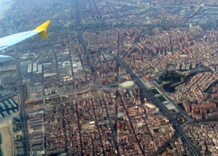 Vista aerea Barcelona
